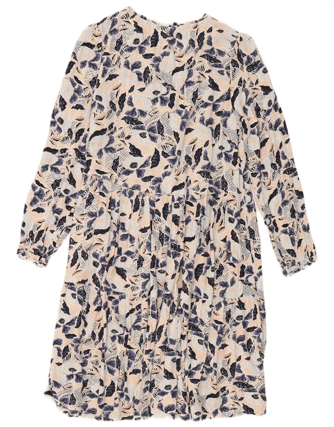 Abito a strati a maniche lunghe da donna Fat Face UK 14 Medio floreale multicolore