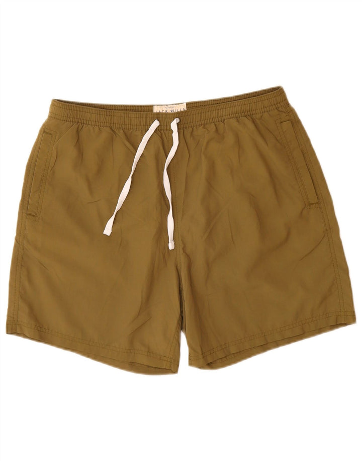 Pantaloncini da bagno da uomo Jack Wills medio kaki poliammide