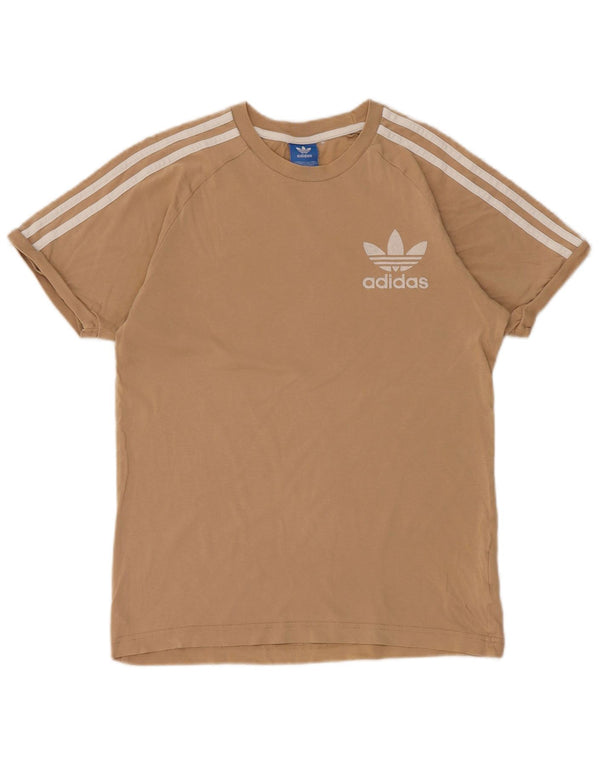 T-shirt da donna ADIDAS Top UK 12 cotone beige medio
