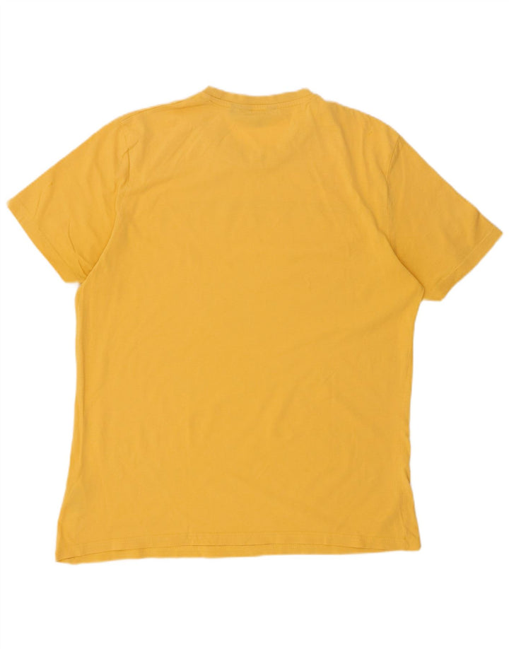 T-shirt da uomo BEN SHERMAN Top in cotone a righe gialle grandi