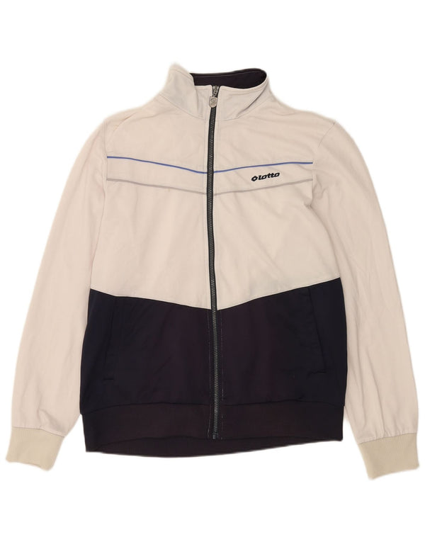 Giacca da tuta da uomo Lotto Large White Colourblock