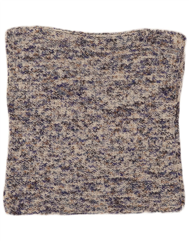 Canotta vintage da donna, taglia UK 14, grande, multicolore, chiazzata