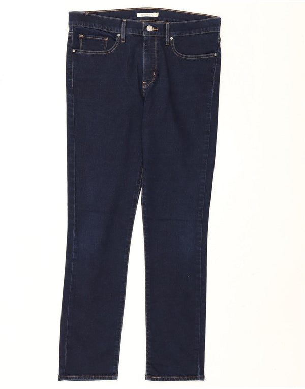 Levi's Donna 312 Shaping Slim Jeans W31 L30 Blu Navy Cotone