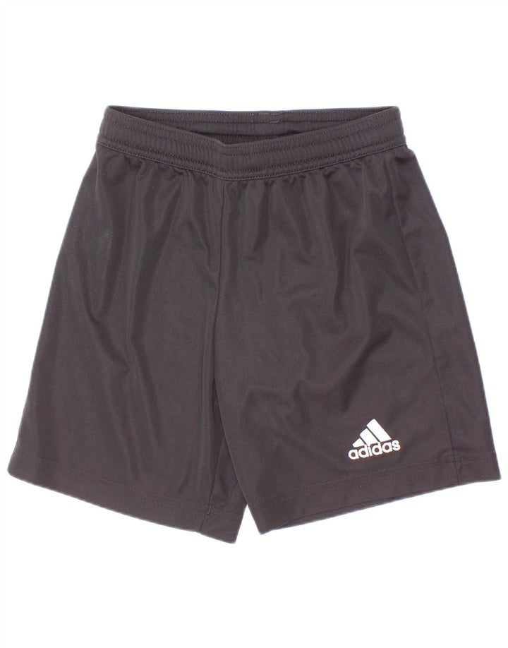 Pantaloncini sportivi Adidas Aeroready da ragazzo 7-8 anni in poliestere nero