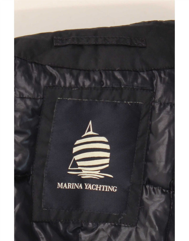 Giacca imbottita con cappuccio da uomo Marina Yachting IT 50 Large in poliestere blu navy