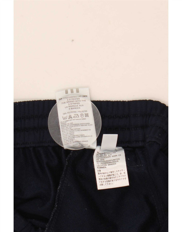 Pantaloni della tuta da ragazzo Adidas 15-16 anni in poliestere blu navy