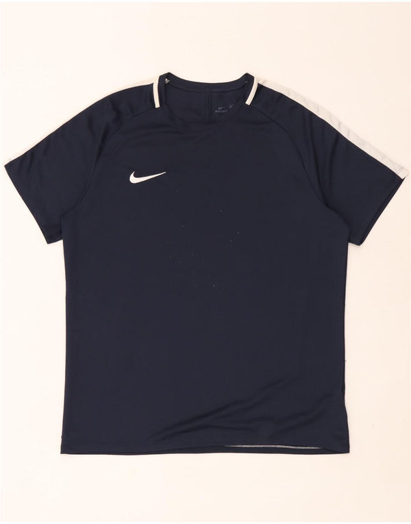 Maglietta Nike da uomo Dri Fit Top XL blu navy color block