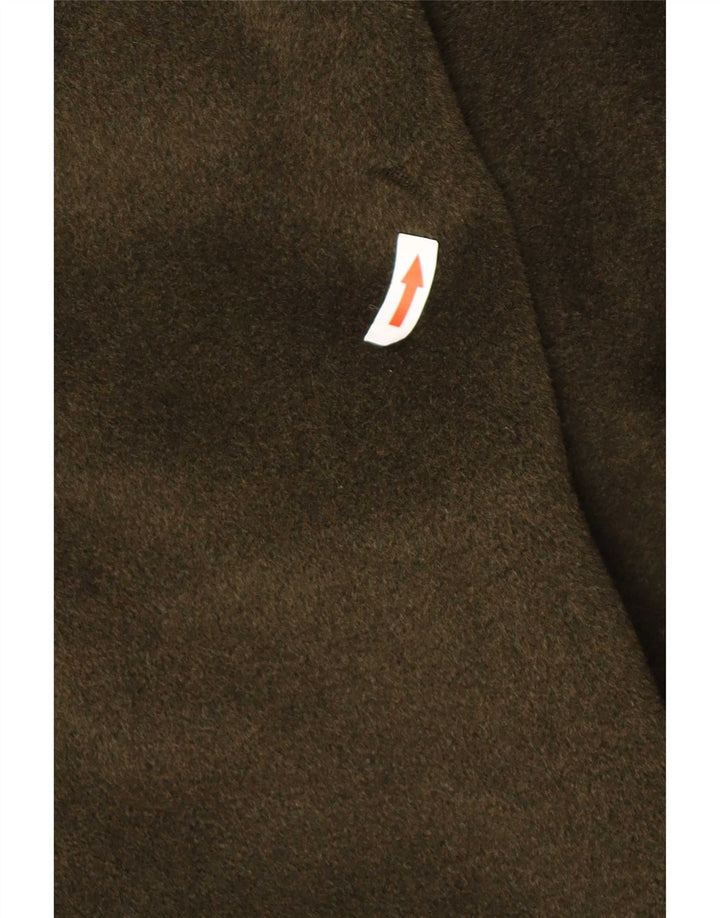 Cappotto da donna Max Mara UK 12 Lana vergine kaki medio