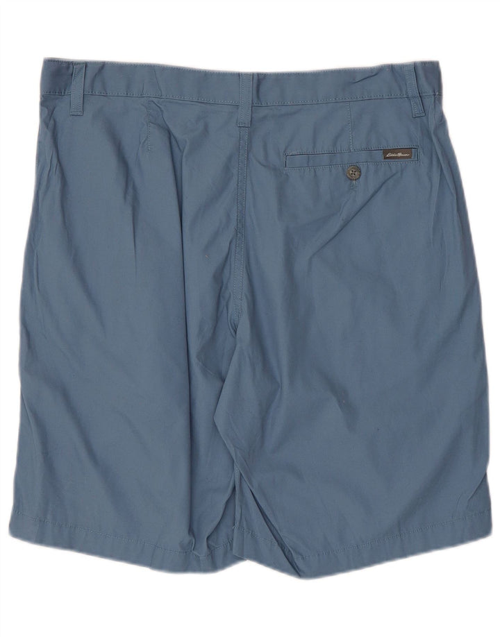 Pantaloncini chino da uomo Eddie Bauer W33 cotone blu medio