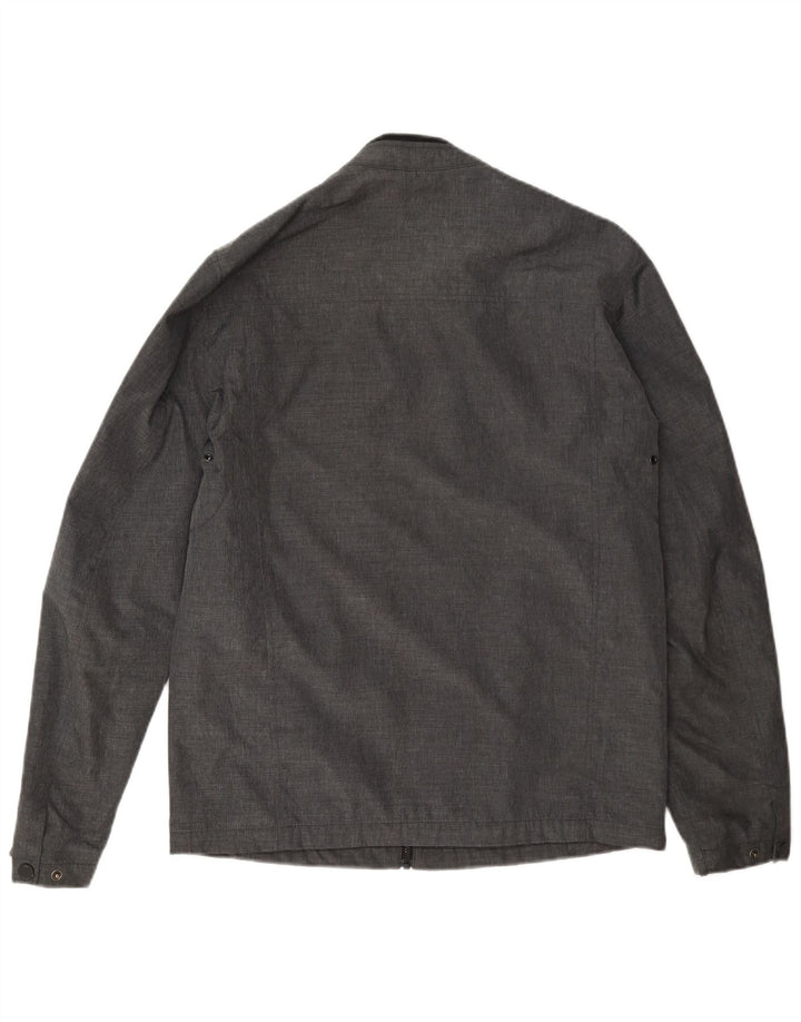 Giubbotto bomber da uomo Ted Baker taglia 2 piccolo grigio in poliammide