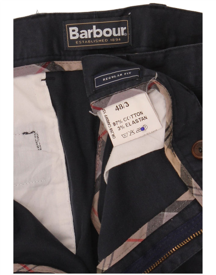 Pantaloni chino Barbour da uomo vestibilità regolare IT 48 medio W36 L32 blu navy