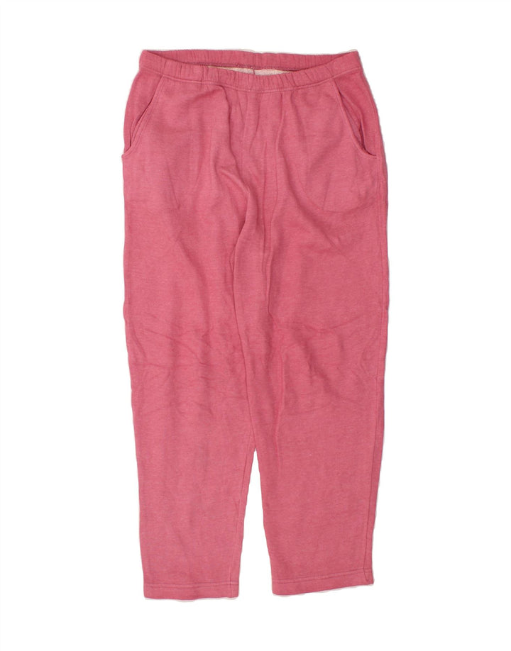 VINTAGE Womens Tracksuit Trousers UK 14 Medium  Pink Vintage Vintage and Second-Hand Vintage from Messina Hembry 