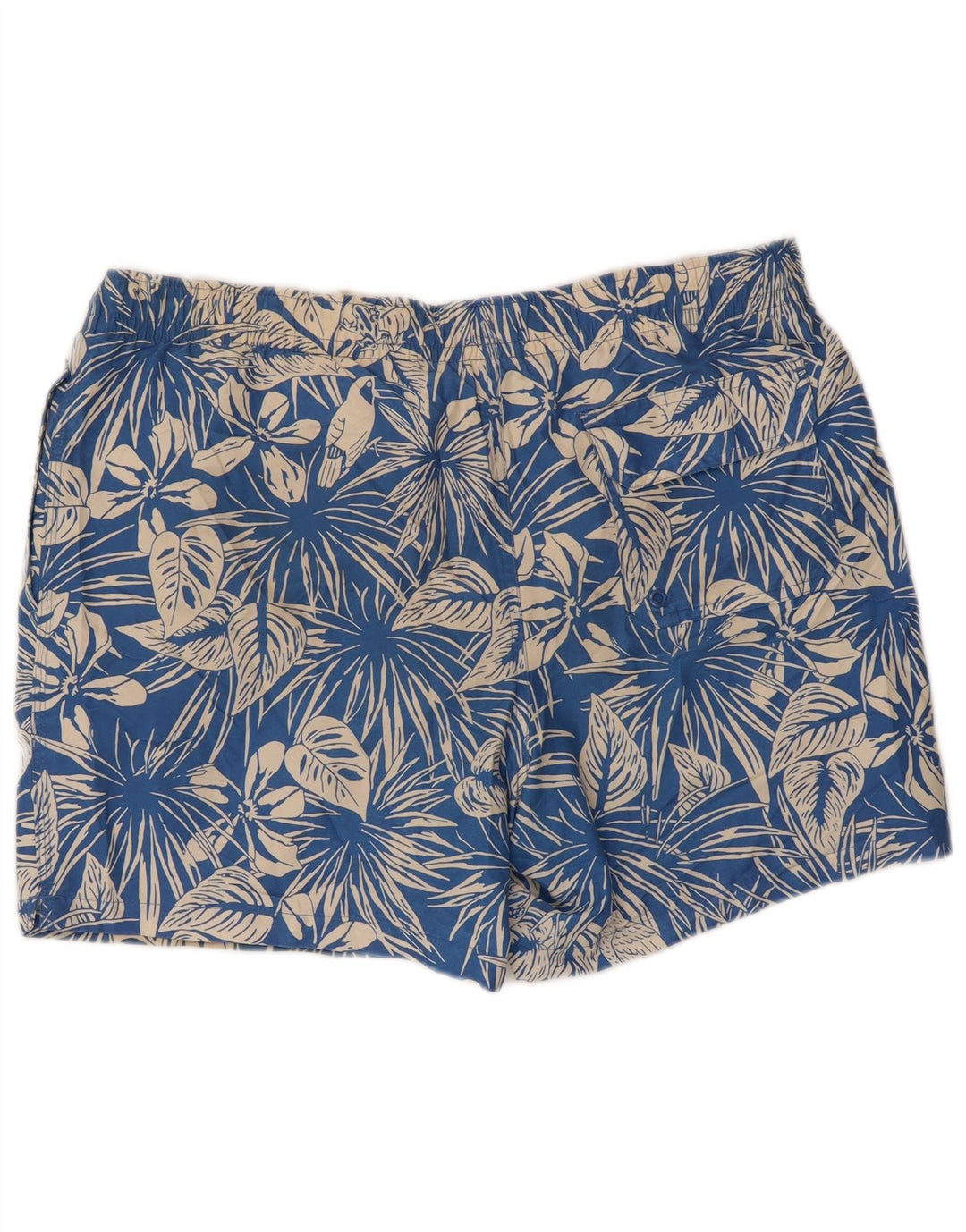 Pantaloncini da bagno da uomo Marks & Spencer grandi in poliestere floreale blu