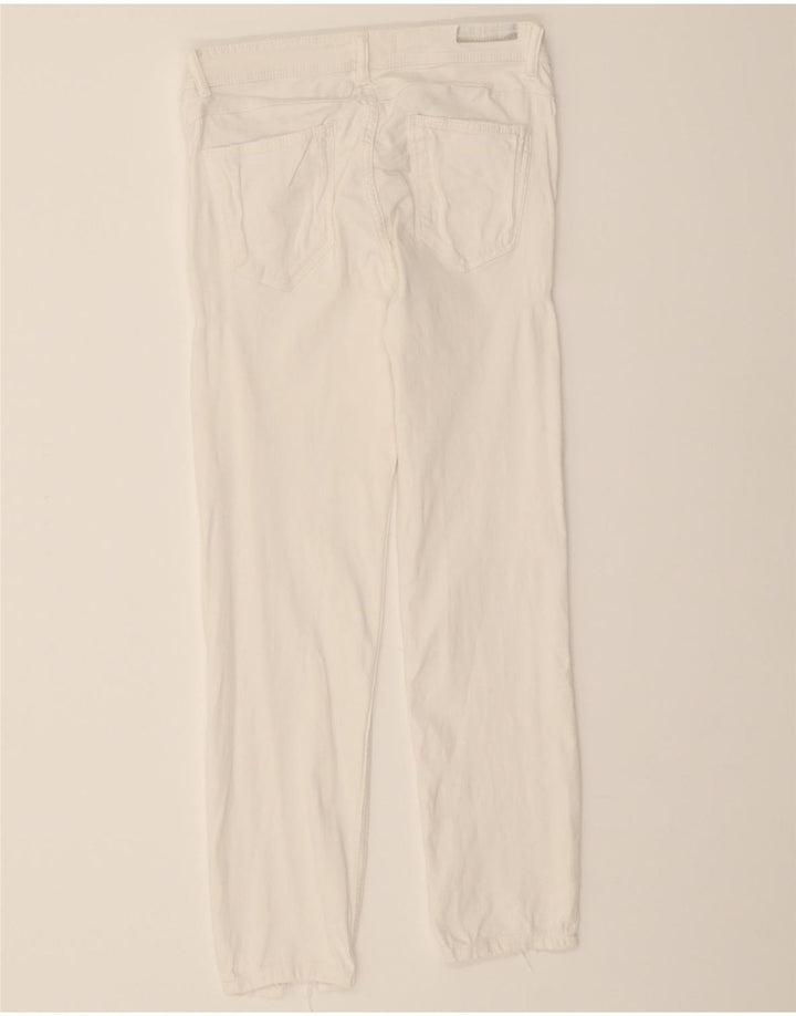 ZARA Womens Straight Jeans W28 L26 White Vintage Zara and Second-Hand Zara from Messina Hembry 