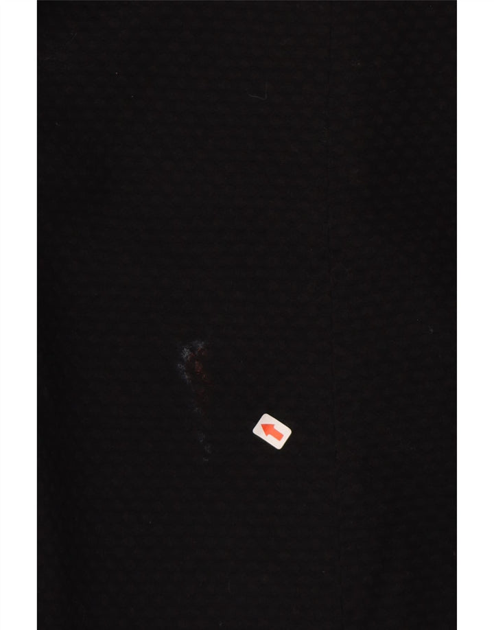 Abito a trapezio senza maniche da donna Versace IT 46 Large in cotone nero