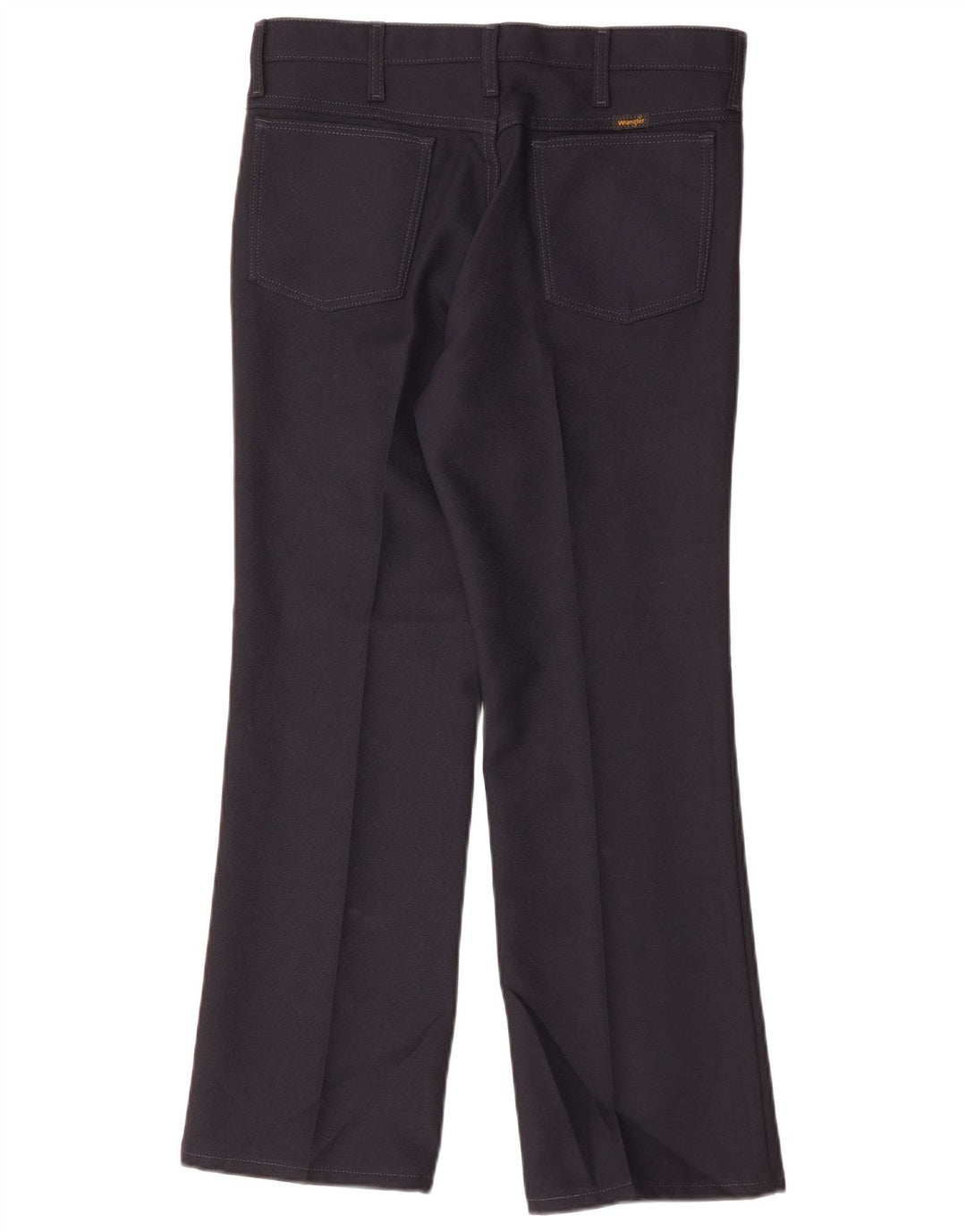 Pantaloni casual dritti da uomo Wrangler W33 L29 poliestere blu navy