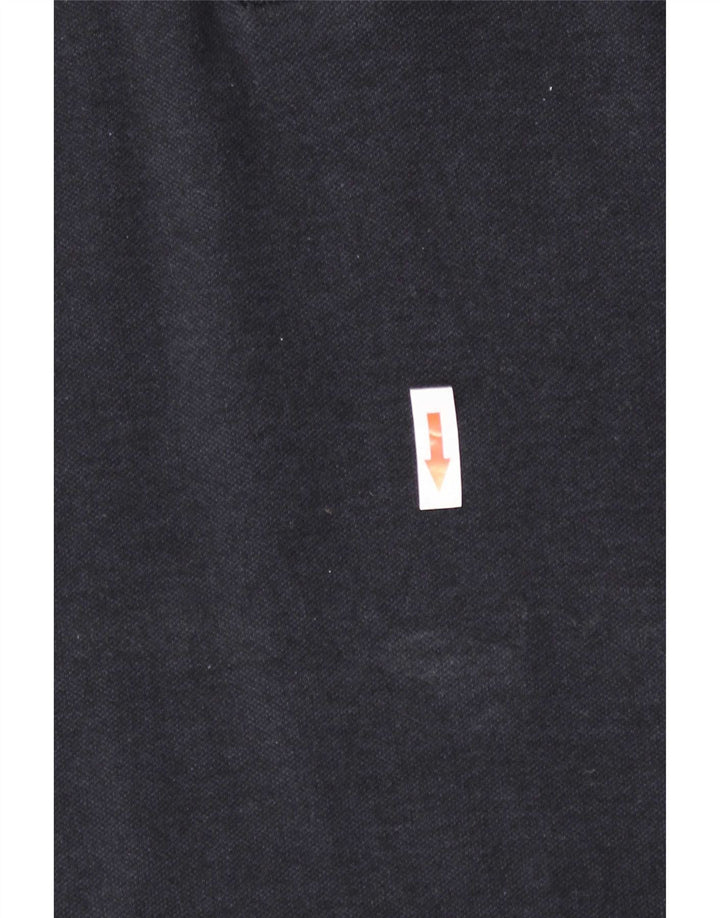 Jack & Jones Mens Polo Shirt Medium Navy Blue Cotton