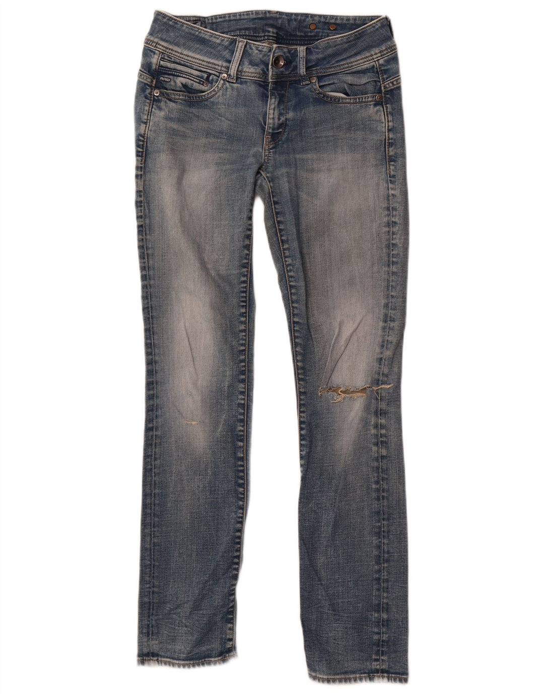 Jeans skinny effetto consumato da donna G-Star W30 L31 Blu
