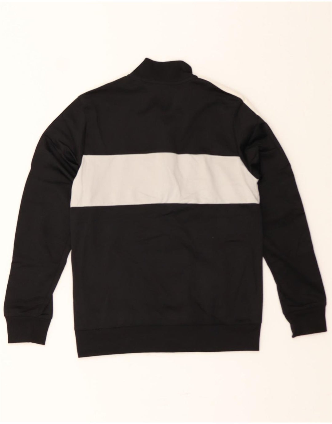 ADIDAS Boys Tracksuit Top Jacket 11-12 Years Black Colourblock Polyester Vintage Adidas and Second-Hand Adidas from Messina Hembry 