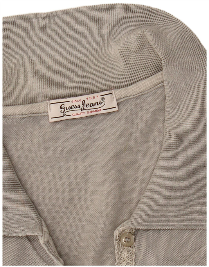 Polo Guess da donna UK 8 Small Grigia