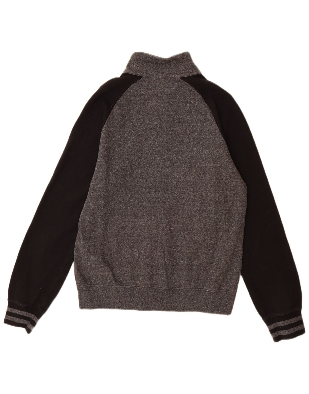 Giacca da tuta da uomo Champion, grande, in cotone color block grigio
