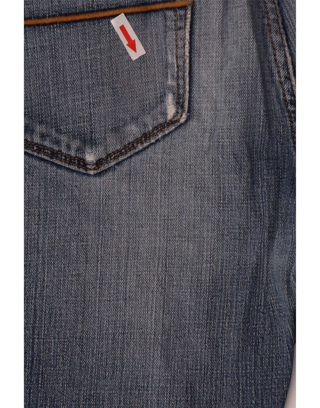 Jeans dritti regolari da uomo Marks & Spencer W34 L29 cotone blu