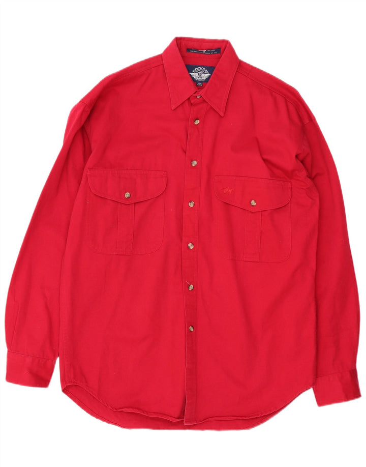 Camicia da uomo Dockers piccola in cotone rosso