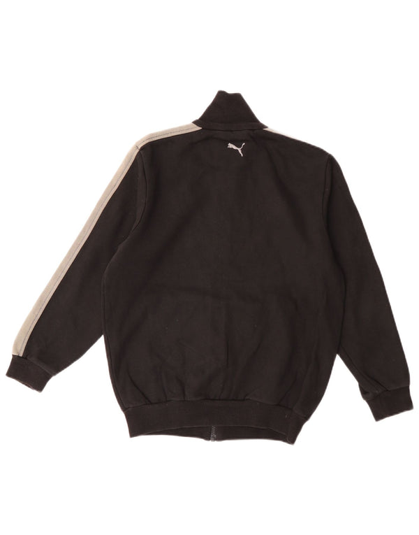 Giacca da tuta grafica da ragazzo Puma 9-10 anni Colorblock nera