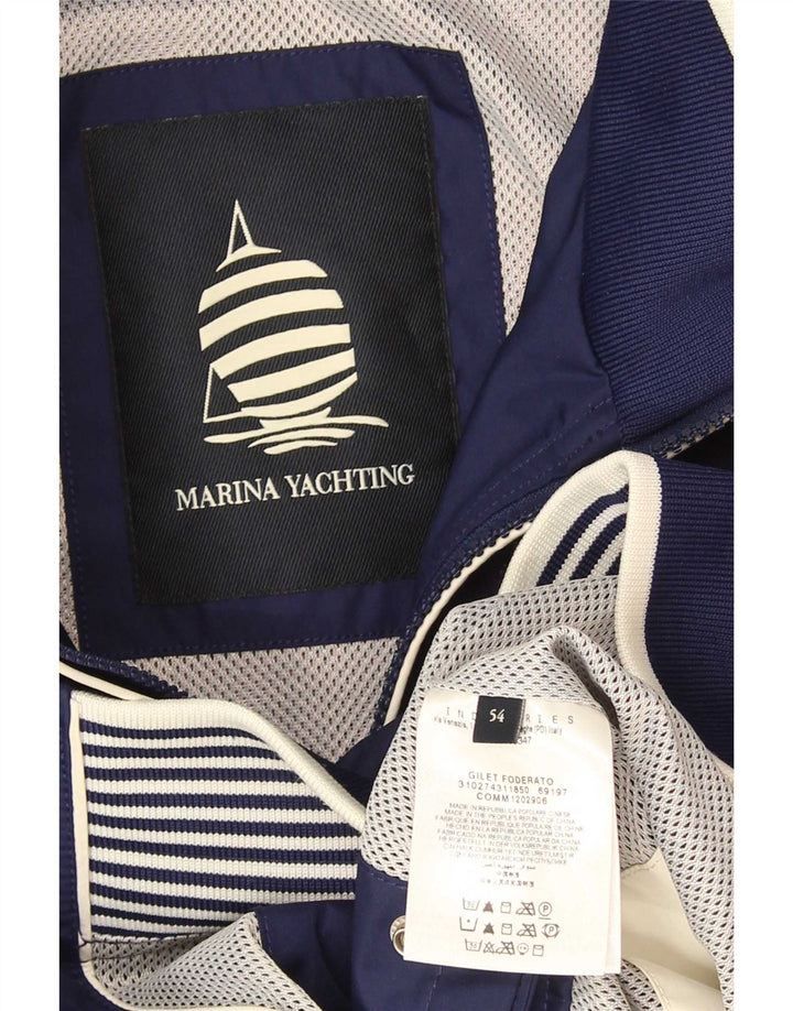 Gilet da uomo Marina Yachting IT 54 2XL Poliestere blu navy