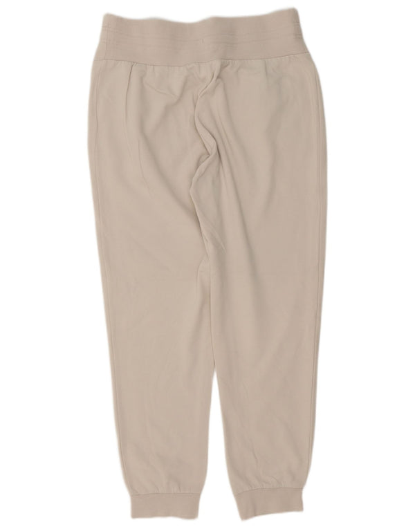 Arena Pantaloni da tuta da donna a vita alta Joggers UK 16 Large Beige Cotton