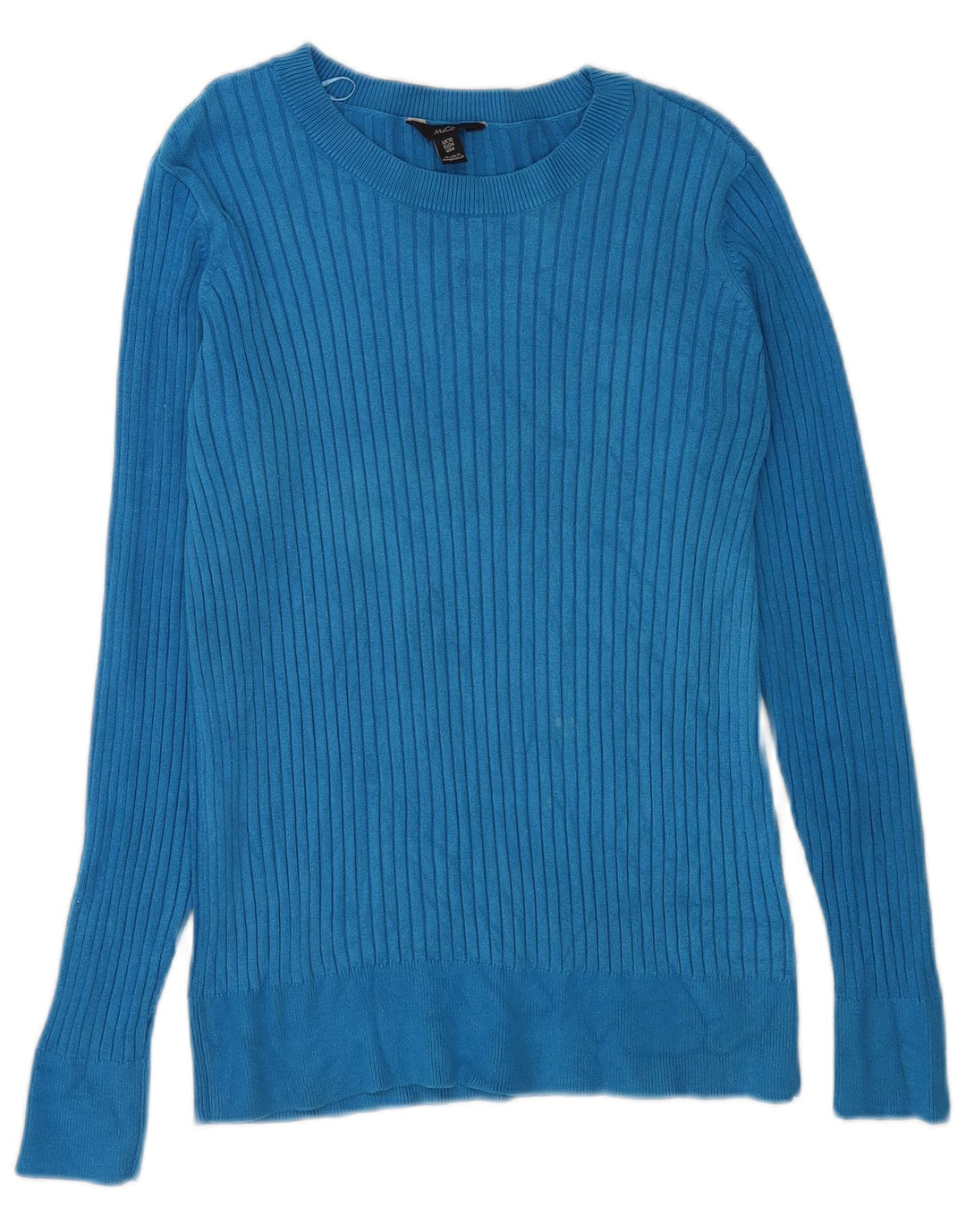 Maglione maglione con scollo a barca da donna M&Co UK 10 piccolo blu