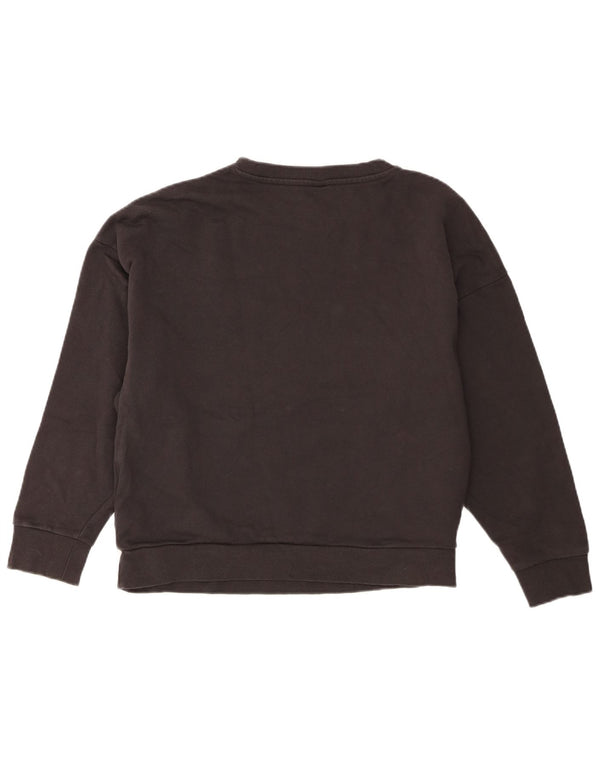 Felpa grafica da donna Puma UK 16 grande cotone nero