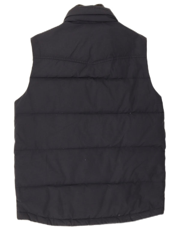 Gilet imbottito da uomo Tommy Hilfiger UK 36 piccolo cotone blu navy