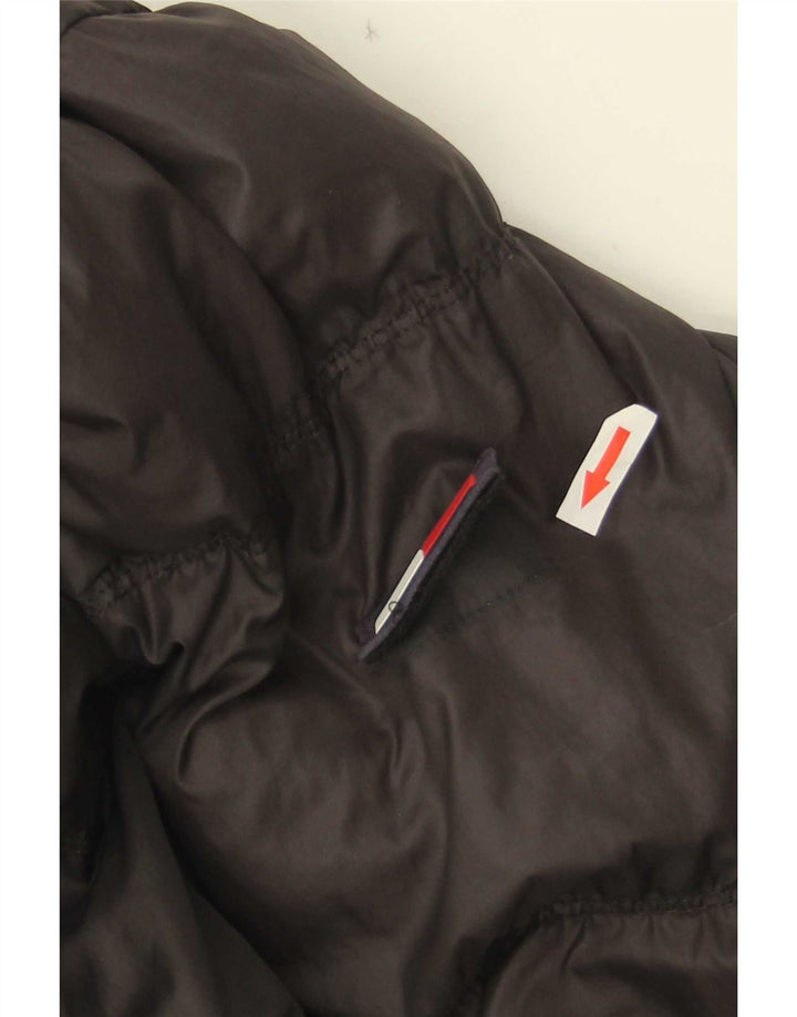 Giacca imbottita con cappuccio da uomo Tommy Hilfiger UK 38 poliestere nero medio