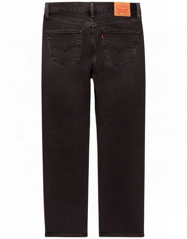Jeans Levi's Uomo 502 affusolati W34 L29 Cotone Nero