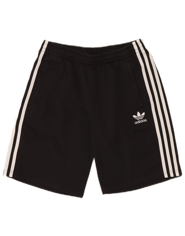 Pantaloncini sportivi Adidas da ragazzo 13-14 anni in poliestere nero