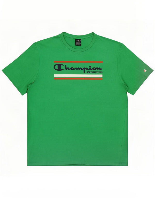 Champion T-shirt grafica da uomo 3XL Verde Cotone
