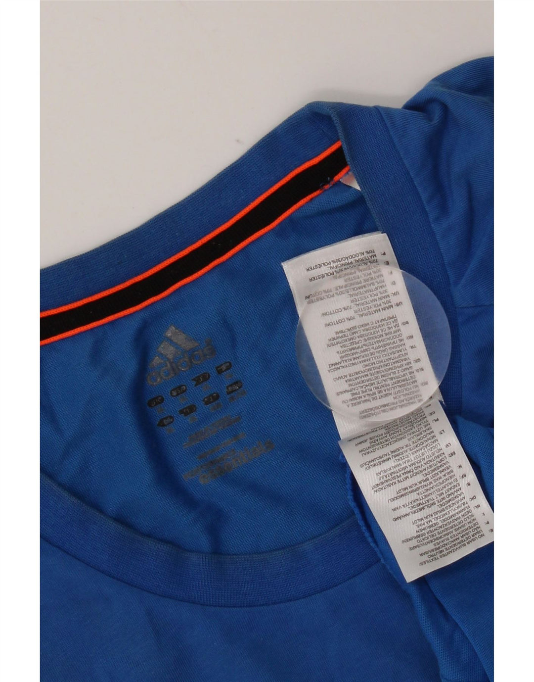 T-shirt da uomo Adidas Top XL in cotone blu