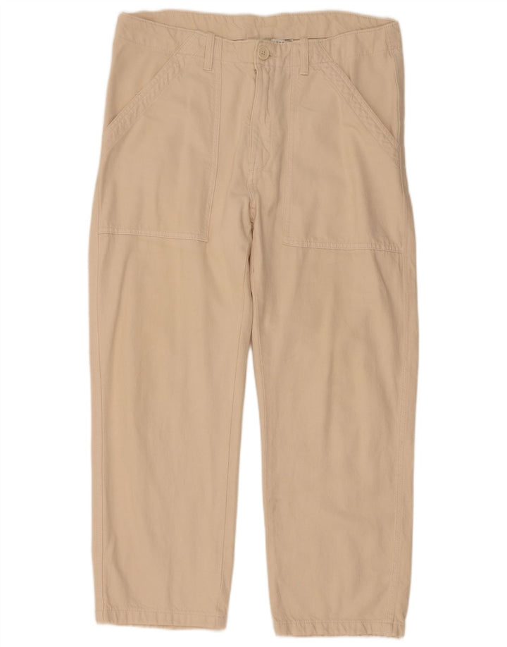 Jeans dritti da donna Zara grandi W30 L27 Beige
