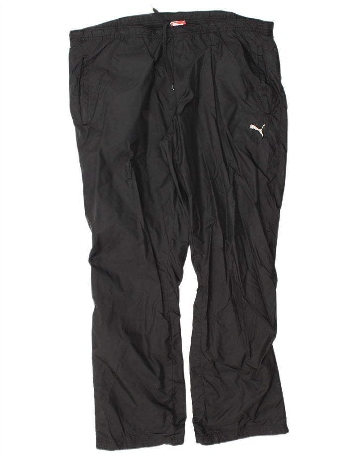Pantaloni da tuta da uomo PUMA grandi in nylon nero