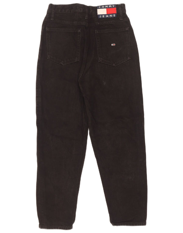 Jeans affusolati corti da donna Tommy Hilfiger W25 L25 neri