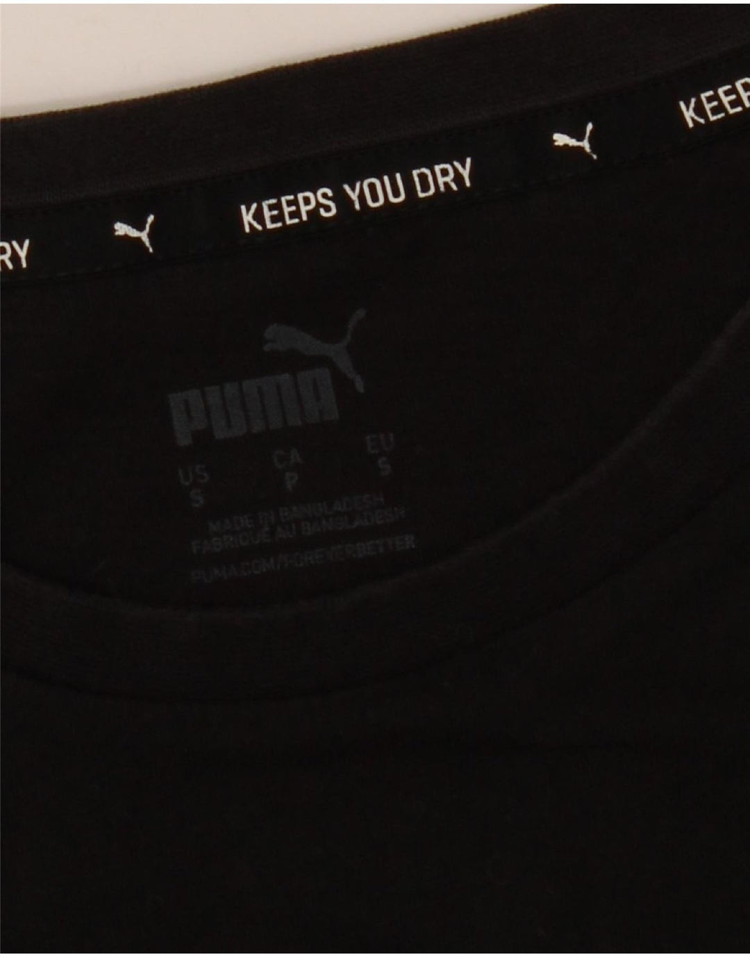 T-shirt grafica da uomo Puma Top Small Nera
