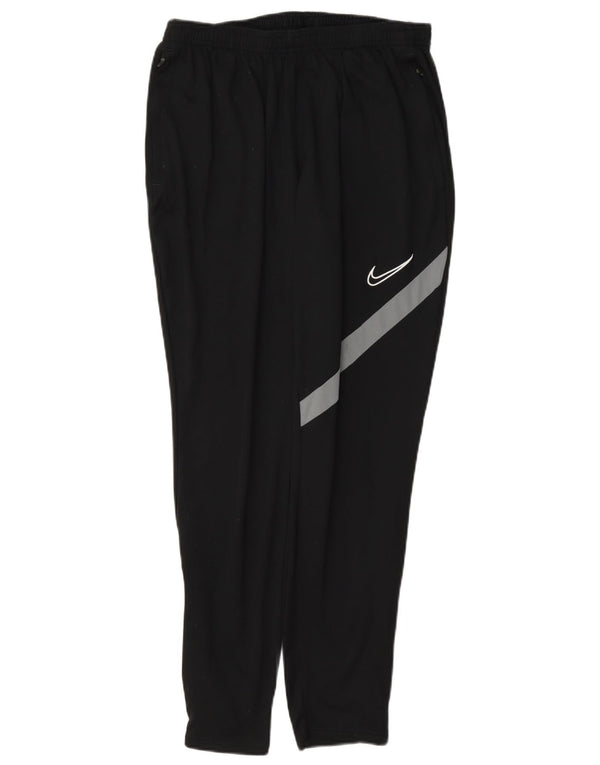Pantaloni da tuta Nike Dri Fit da uomo, grandi, in poliestere color block nero