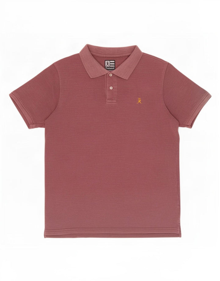 Polo da uomo Pickwick in cotone rosa medio
