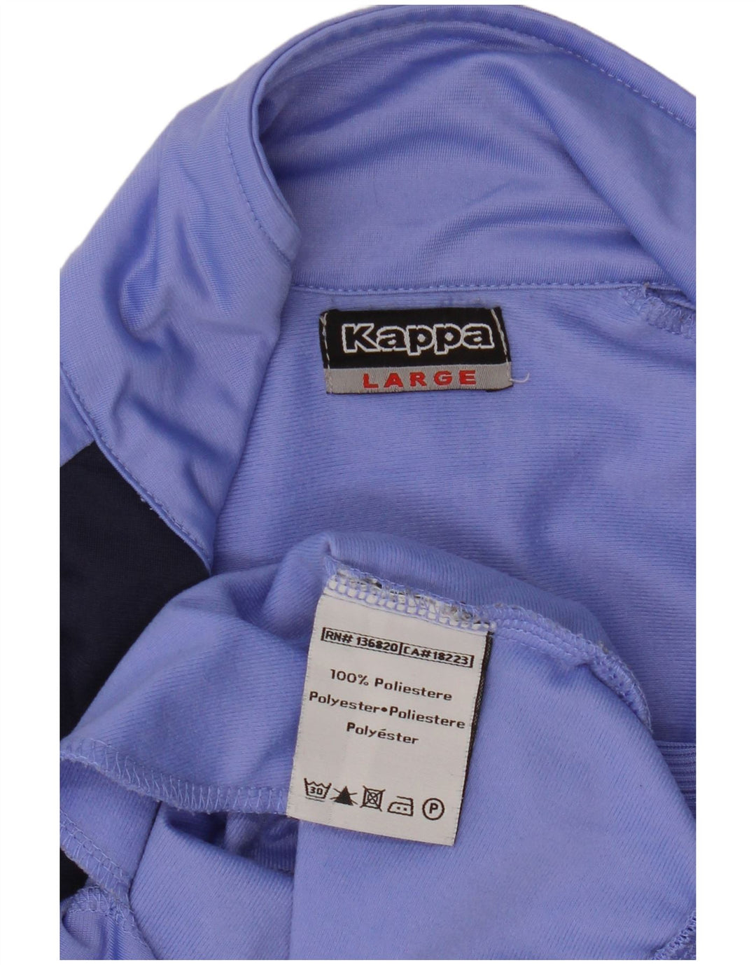 Giacca da tuta da donna Kappa UK 14 Large Viola Colourblock Poliestere