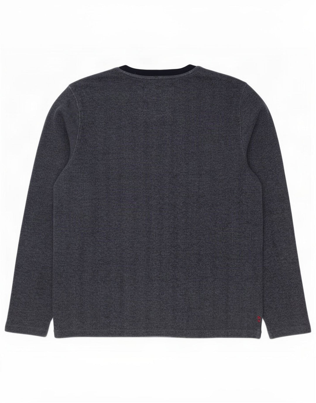 Fat Face Top da uomo a manica lunga grande in cotone blu navy