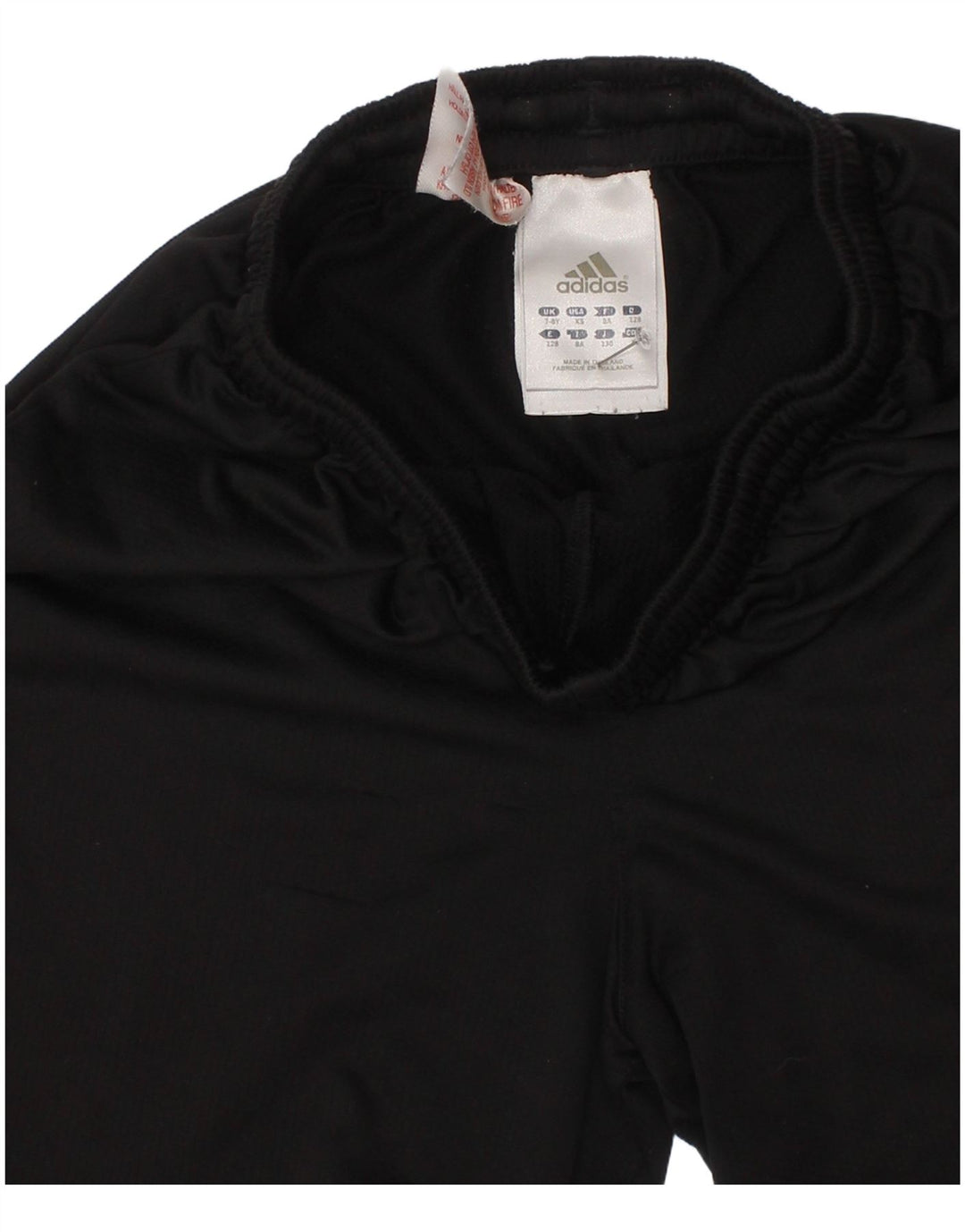 Pantaloncini sportivi Adidas da ragazzo 7-8 anni in poliestere nero