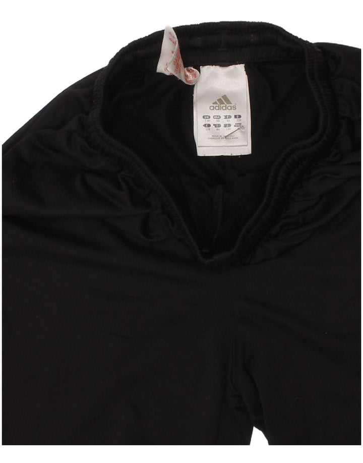 Pantaloncini sportivi Adidas da ragazzo 7-8 anni in poliestere nero