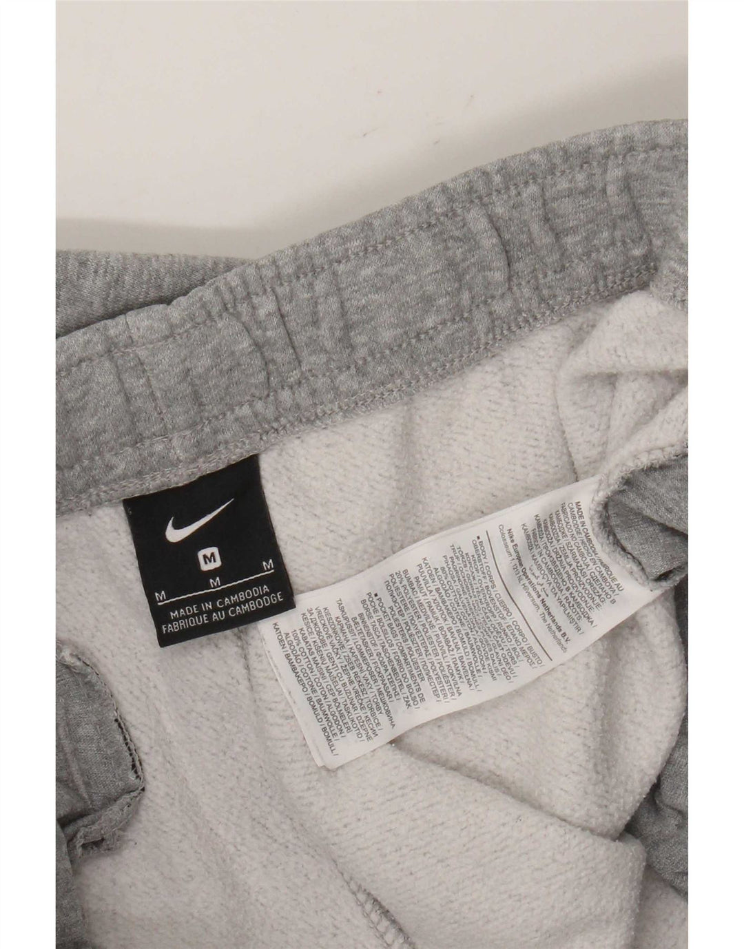 Pantaloni da tuta da uomo Nike Joggers in cotone grigio medio