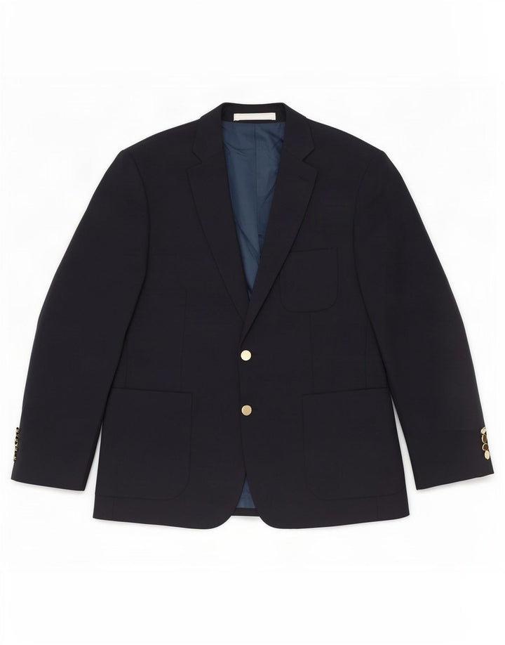 Giacca blazer a 2 bottoni da uomo Marks & Spencer UK 40 medio blu navy
